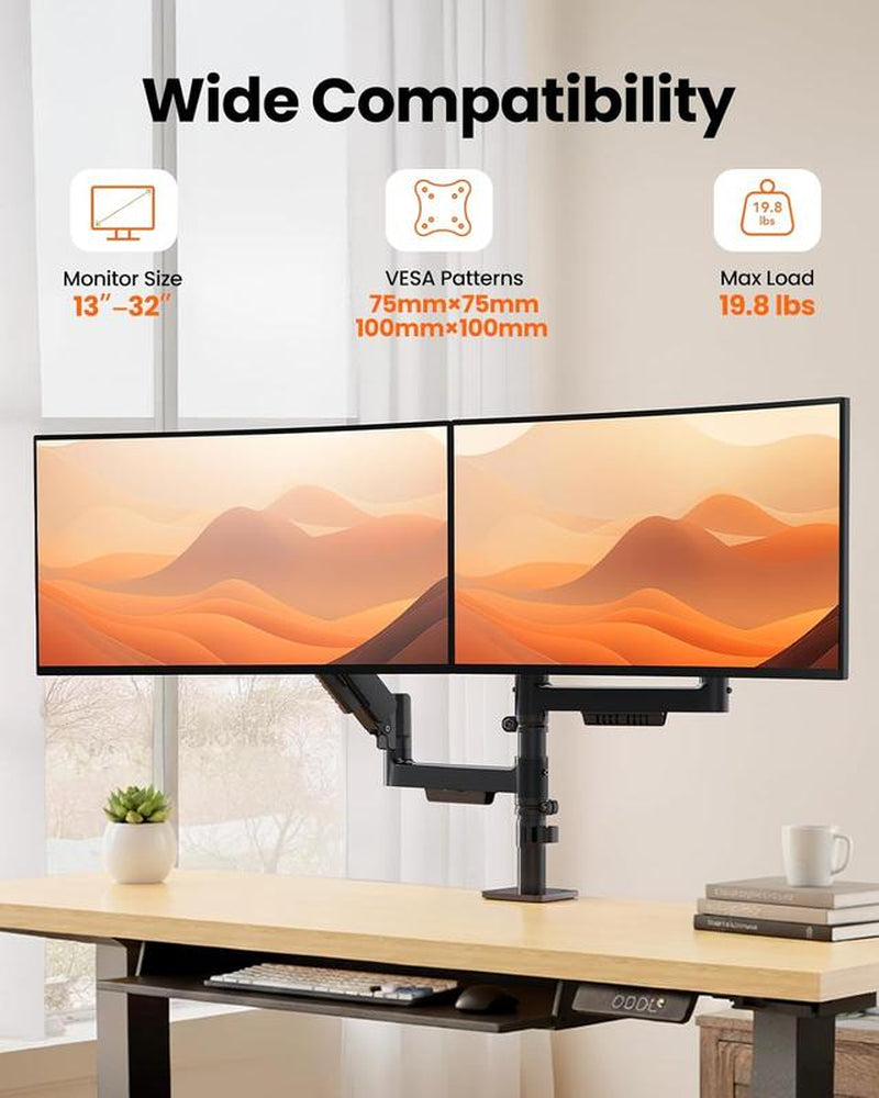 Stackable Dual Gaming Monitor Arm